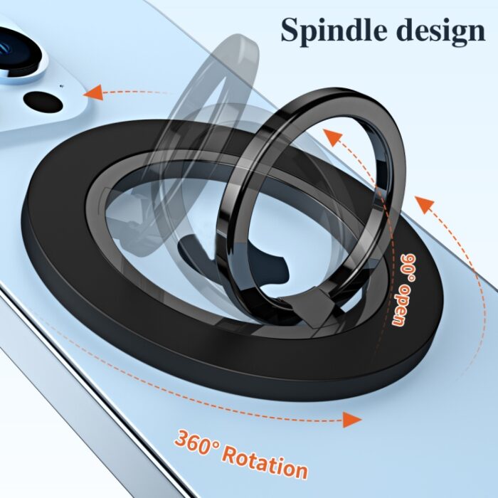 MagSafe Magnetic Phone Ring Holder and Stand, Zinc Alloy - Image 5