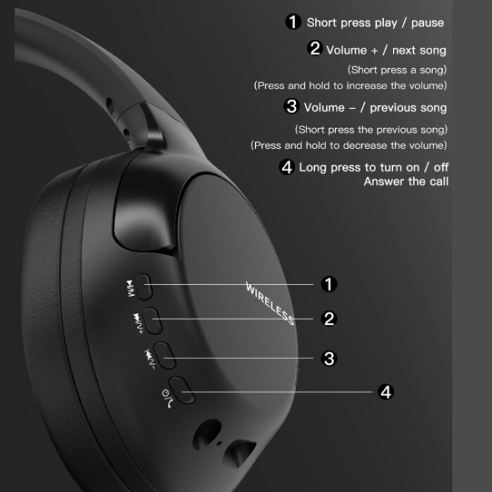 L700 3-in-1 Wireless Sports Headphones, Bluetooth 5.1, 3.5mm & TF - Image 7