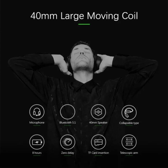 L700 3-in-1 Wireless Sports Headphones, Bluetooth 5.1, 3.5mm & TF - Image 9