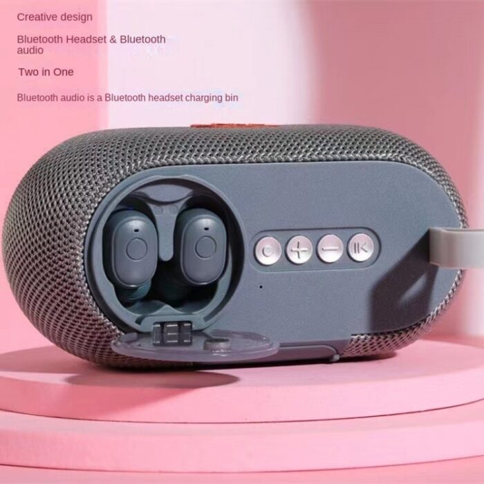 T&G TG810 2-in-1 Bluetooth Speaker with Built-In Wireless Earbuds - Image 7