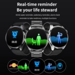 TM05 Pro Leather Smart Bracelet Watch, 1.46 inch, IP67, BT Calling - Image 11