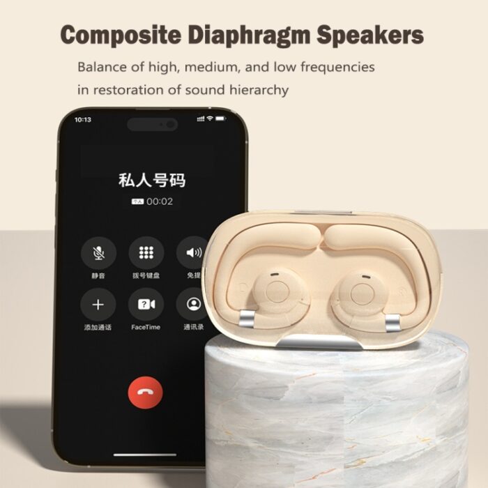 HF02 Open-Ear Clip Wireless Earbuds, Bluetooth 5.3 - Image 4