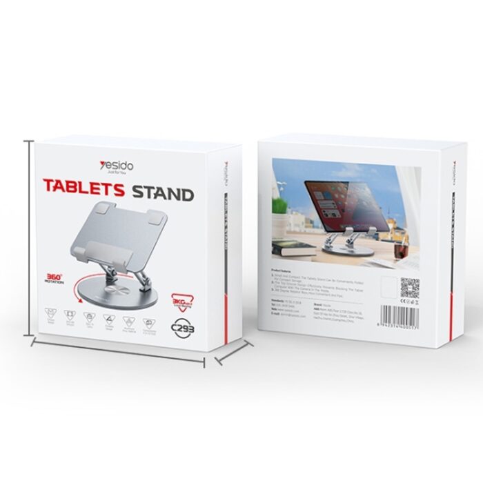 Yesido C293 Rotating Tablet Desk Stand, 4.5 to 13 inch, 3 kg Load - Image 10