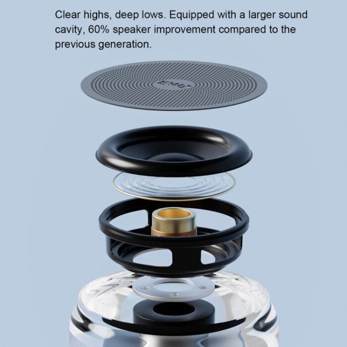 EWA A126 Metal Mini Bluetooth Speaker, 5W Bass Radiator - Image 5