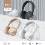 KE-31 Over-Ear RGB Bluetooth Headphones for Kids, Bluetooth 5.3 - Image 3