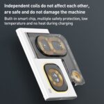 A80 3-in-1 15W Foldable Wireless Charger for Phone, Earbuds & Watch - Image 8