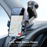JOYROOM JR-OK6 Mechanical Car Phone Mount, One-Button Lock, 4.7 to 6.8 inch - Image 3