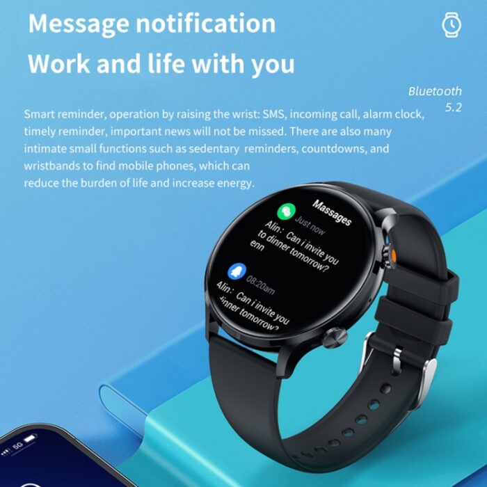 QS40 Bluetooth Calling Smartwatch, 1.39 inch, IP67, 5-7 Day Battery - Image 7