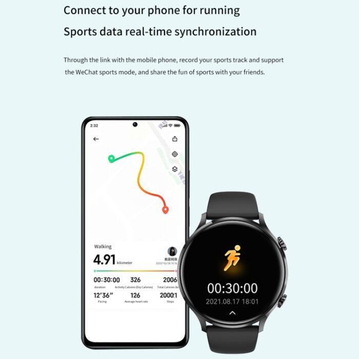 QS40 Bluetooth Calling Smartwatch, 1.39 inch, IP67, 5-7 Day Battery - Image 9