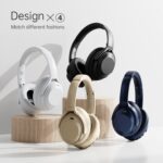 A06 ANC Over-Ear Bluetooth Headphones, 18h Playback, Bluetooth 5.3 - Image 2