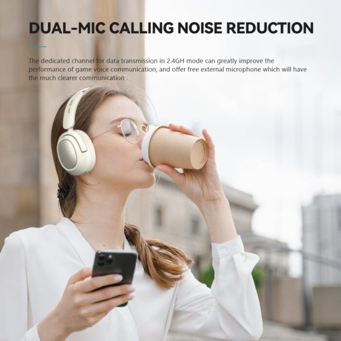 Eking ANC Wireless Gaming Headphones, 42 dB, Optional 2.4G, 1000 mAh - Image 12