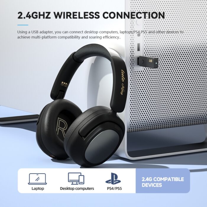 Eking ANC Wireless Gaming Headphones, 42 dB, Optional 2.4G, 1000 mAh - Image 4