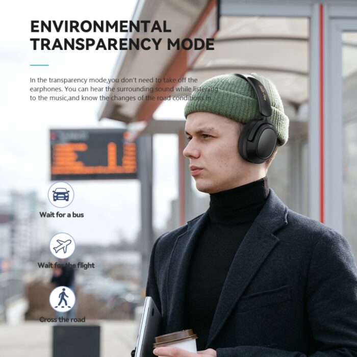 Eking ANC Wireless Gaming Headphones, 42 dB, Optional 2.4G, 1000 mAh - Image 8