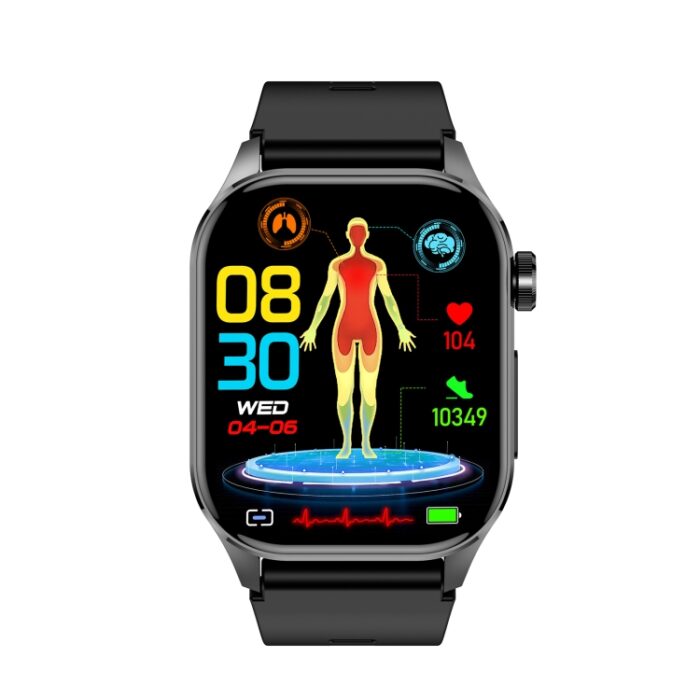 ET580 Sports Smartwatch, 2.04" AMOLED, Bluetooth Calling & ECG - Image 2