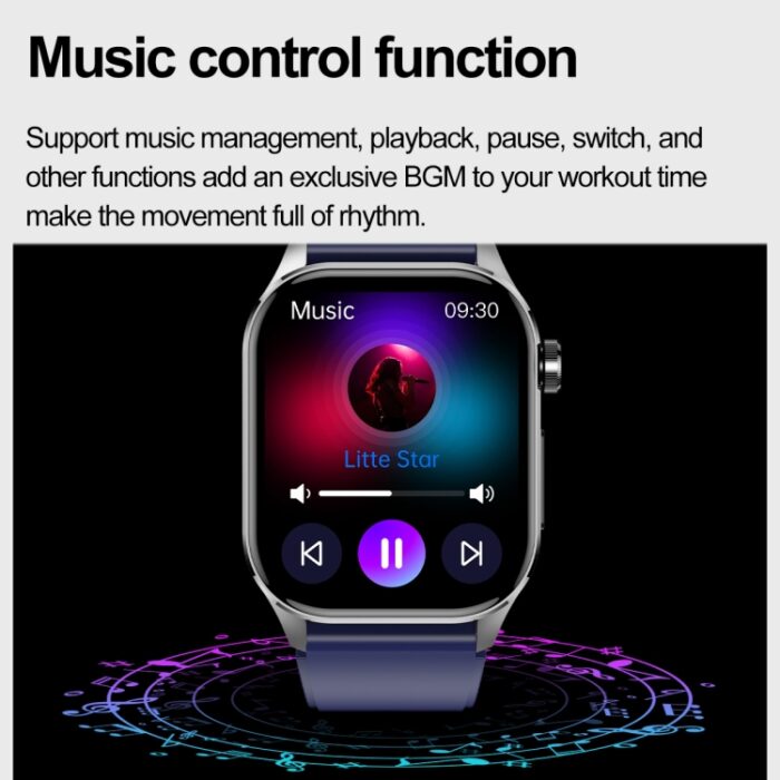 ET580 Sports Smartwatch, 2.04" AMOLED, Bluetooth Calling & ECG - Image 17