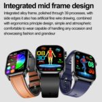 ET580 Sports Smartwatch, 2.04" AMOLED, Bluetooth Calling & ECG - Image 6