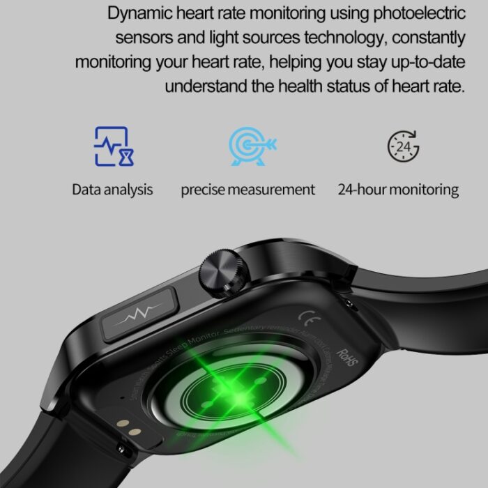 ET580 Sports Smartwatch, 2.04" AMOLED, Bluetooth Calling & ECG - Image 12