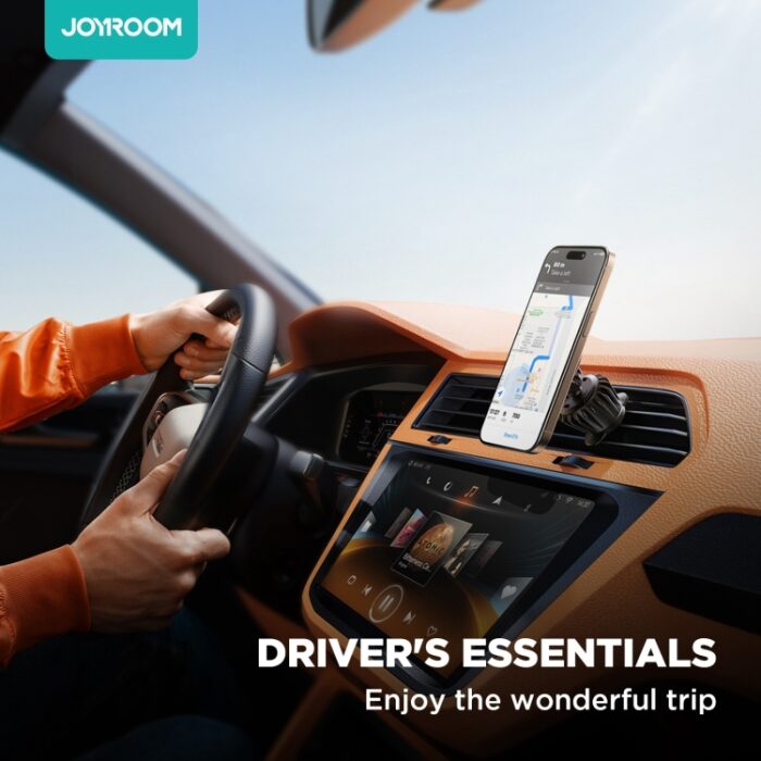 JOYROOM JR-ZS406 MagSafe Magnetic Car Phone Mount, Air Vent or Windscreen - Image 4
