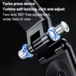 Car Sun Visor Phone Holder with 360-Degree Ball Joint, 4.7 to 6.7 inch - Image 6