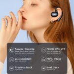 Hileo Hi96 Open-Ear Wireless Earbuds, IPX5, ENC Calls, Ear Hook - Image 12