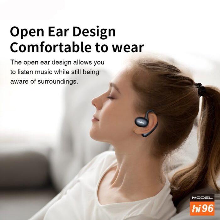 Hileo Hi96 Open-Ear Wireless Earbuds, IPX5, ENC Calls, Ear Hook - Image 4