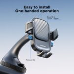 JOYROOM JR-OK6 Windscreen Car Phone Holder, One-Touch Lock, 4.7 to 6.8 inch - Image 2