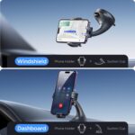 JOYROOM JR-OK6 Windscreen Car Phone Holder, One-Touch Lock, 4.7 to 6.8 inch - Image 5