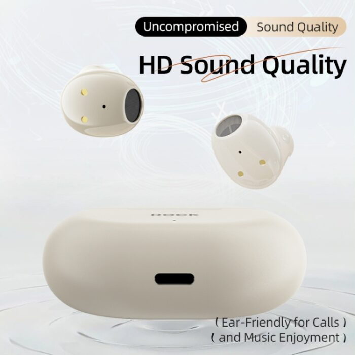 ROCK EB900 Semi-In-Ear Wireless Earbuds, Bluetooth 5.3, Touch Control - Image 5