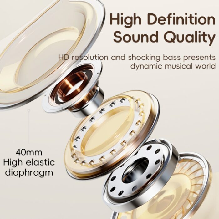 ROCK O3 ANC Over-Ear Bluetooth Headphones, Foldable, Bluetooth 5.2 - Image 4