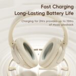 ROCK O3 ANC Over-Ear Bluetooth Headphones, Foldable, Bluetooth 5.2 - Image 5