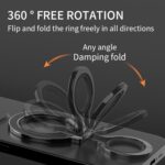 MagSafe Magnetic Finger Ring Stand, 14 N52 Magnets, 360-Degree - Image 4