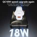 Yesido YC85 18W QC3.0 USB Fast Charger, UK Plug - Image 3