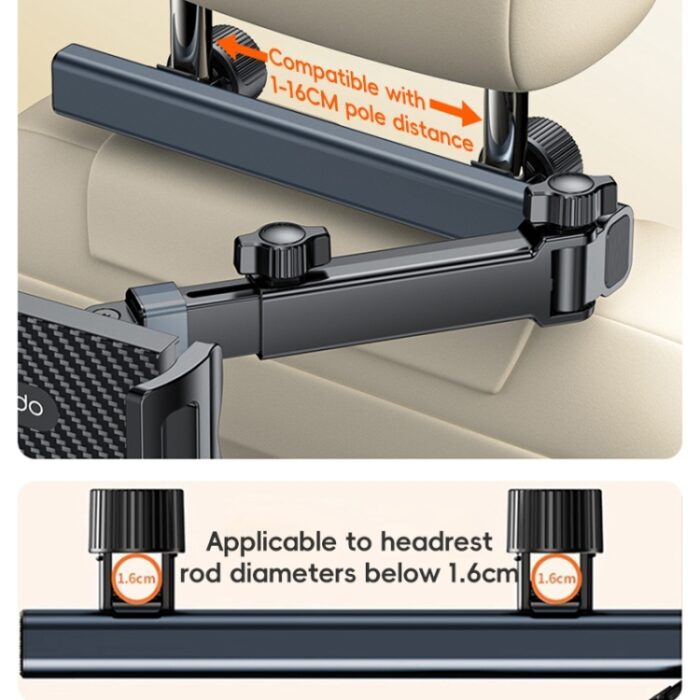 Yesido C294 Telescopic Car Backseat Tablet Holder, Aluminium - Image 10