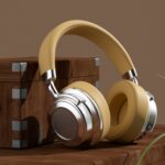 CR-9 Retro Metal Wireless Headphones, Bluetooth 5.4, 38h Battery - Image 2