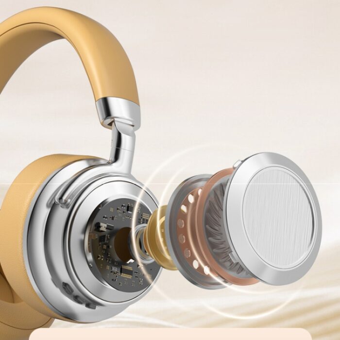 CR-9 Retro Metal Wireless Headphones, Bluetooth 5.4, 38h Battery - Image 4