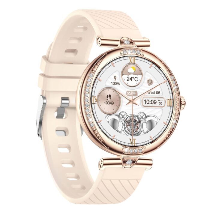 NX17 Pro AMOLED Smartwatch for Women, 1.19 inch, BT Calling, Cycle Tracking - Image 2