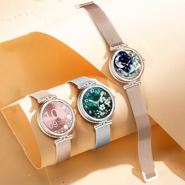 NX17 Pro AMOLED Smartwatch for Women, 1.19 inch, BT Calling, Cycle Tracking - Image 15