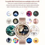 NX17 Pro AMOLED Smartwatch for Women, 1.19 inch, BT Calling, Cycle Tracking - Image 9