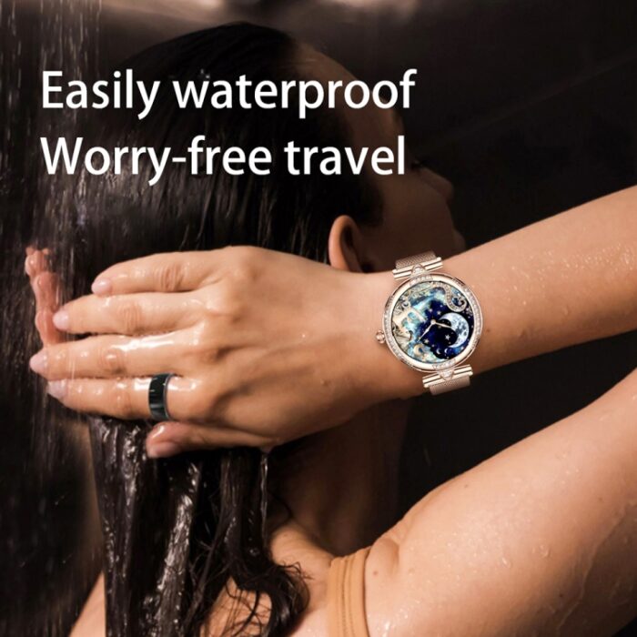 NX17 Pro AMOLED Smartwatch for Women, 1.19 inch, BT Calling, Cycle Tracking - Image 12