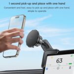 Yesido C212 Magnetic Car Phone Holder for Floating Screens, Clip-On - Image 6