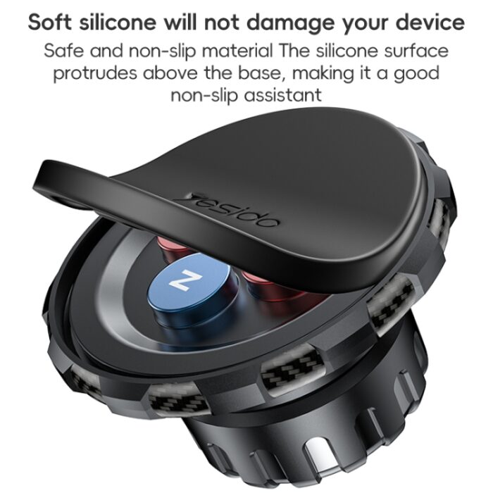 Yesido C212 Magnetic Car Phone Holder for Floating Screens, Clip-On - Image 7
