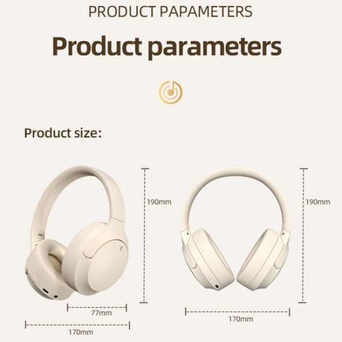 NC10 ANC Over-Ear Bluetooth Headphones, Bluetooth 5.4, 8h - Image 14