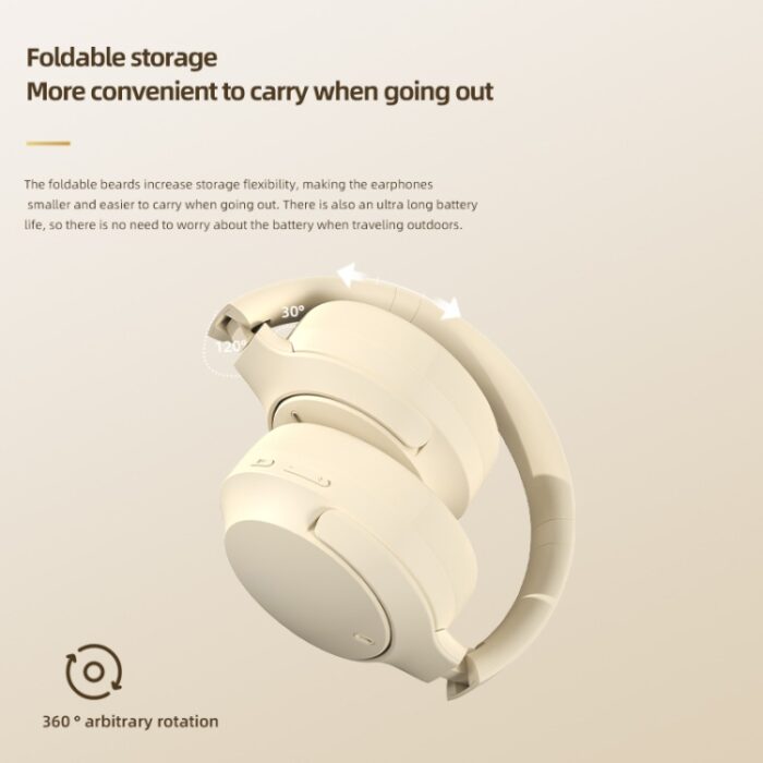 NC10 ANC Over-Ear Bluetooth Headphones, Bluetooth 5.4, 8h - Image 8