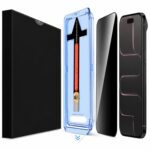 LK Easy-Install Privacy Tempered Glass for iPhone, 28-Degree
