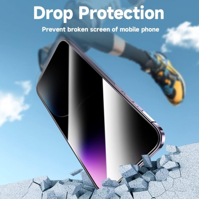 LK Easy-Install Privacy Tempered Glass for iPhone, 28-Degree - Image 4