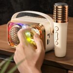 WK WD-03 Honey Mini Bluetooth Speaker, 6W, RGB, 8h Playback - Image 4