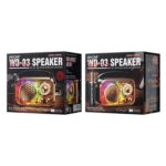 WK WD-03 Honey Mini Bluetooth Speaker, 6W, RGB, 8h Playback - Image 6
