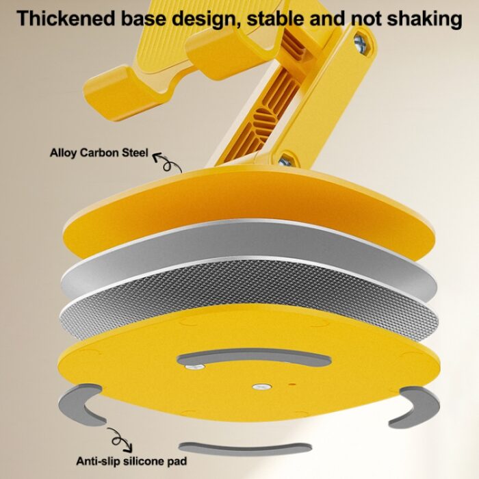 WEKOME WA-S103 Folding Rotating Desktop Phone Holder, Weighted Base - Image 4
