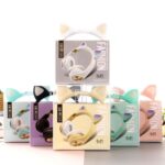 Cat Ear Wireless Bluetooth Headphones with LED Light & Mic - Image 11