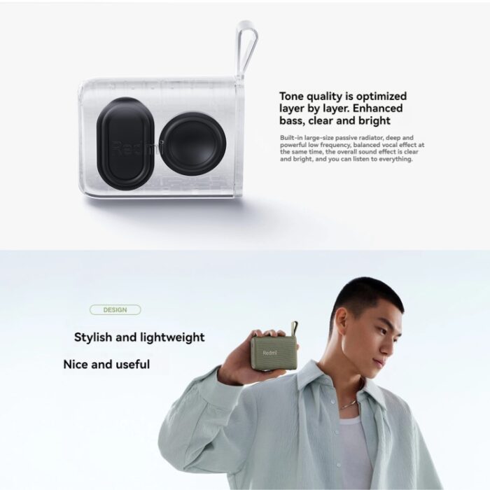 Xiaomi Redmi Portable Bluetooth Speaker, IP67 Waterproof, Strap - Image 4